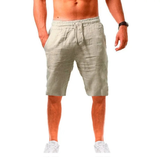 Men’s Cotton Linen Summer Shorts