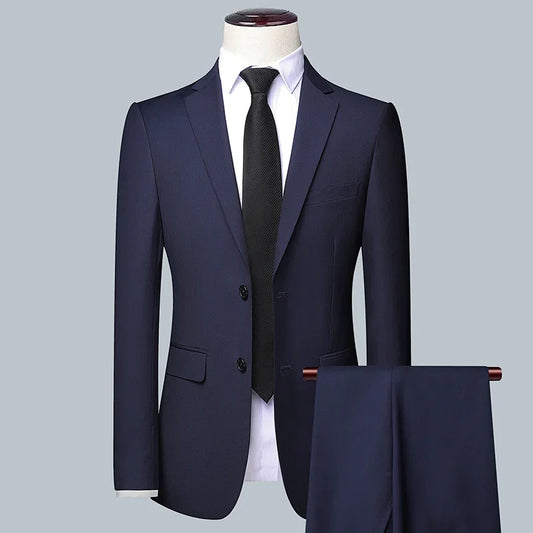 Men’s 2025 Solid Colour Business Suit