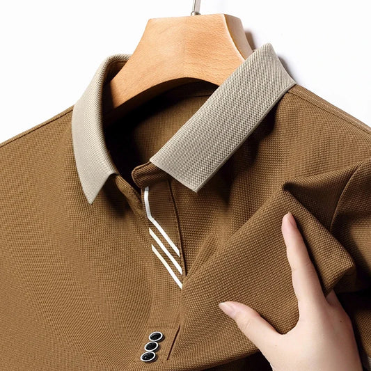 Men’s Solid Color Polo Shirt