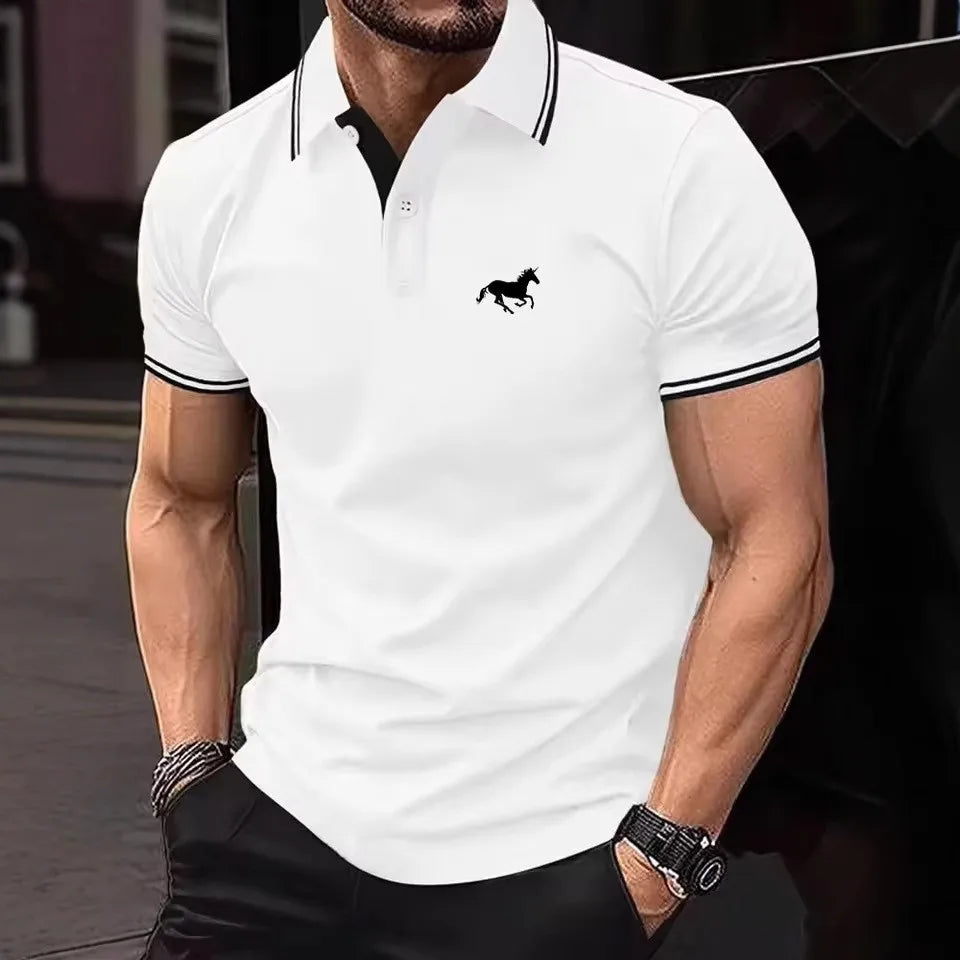 Men’s Summer Business Golf Polo Shirt
