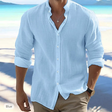 Men’s Cotton Linen Summer Shirt