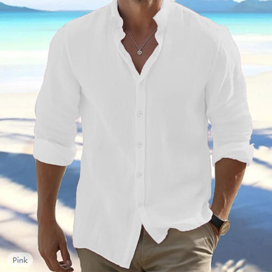 Men’s Cotton Linen Summer Shirt
