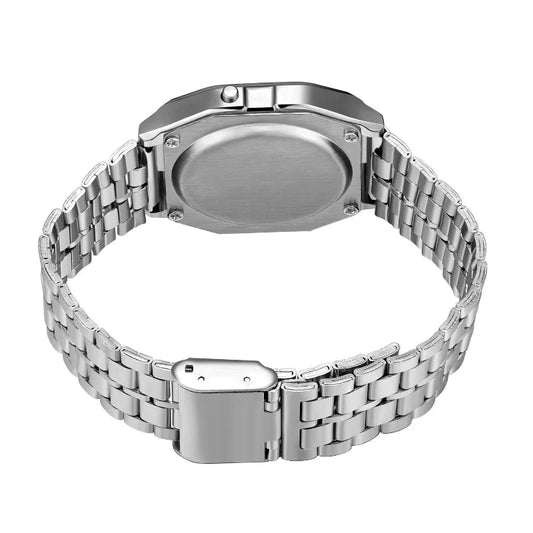 Digital F91W Steel Strap Watch