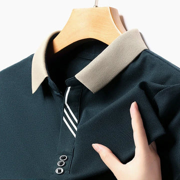 Men’s Solid Color Polo Shirt