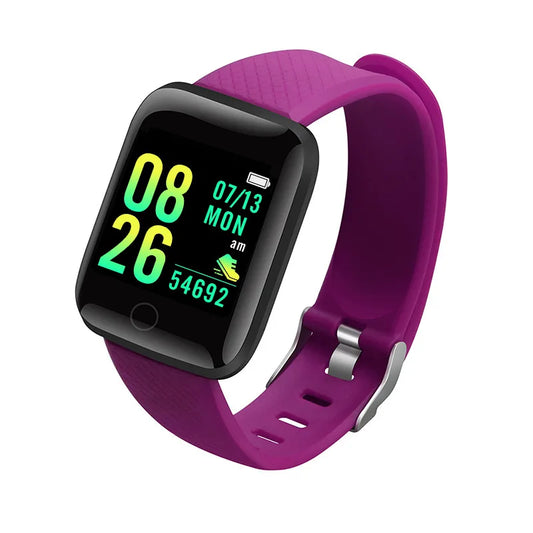 Smartwatch for Men & Women – Fitness Tracker with Message Alerts, Electronic Clock, Compatible with Android & iOS