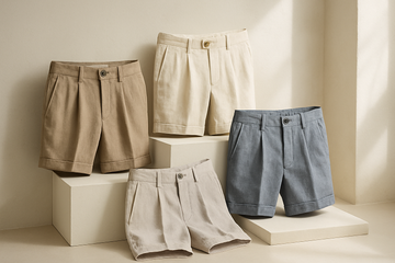 a collection of summer linen shorts men elegant style